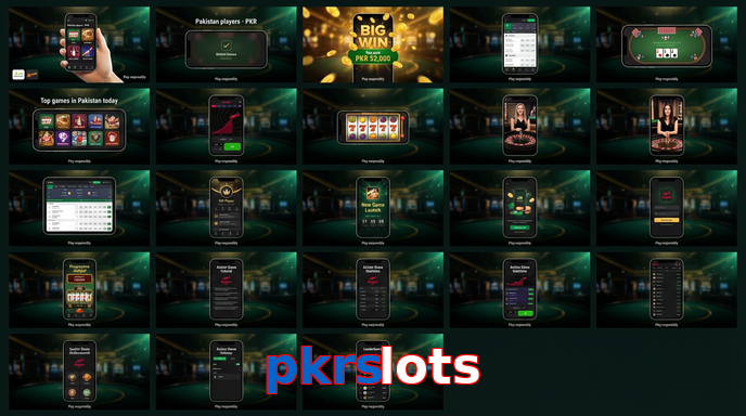 Main screen of Pkrslots bet page for PK players