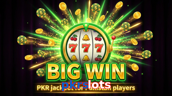 Big win animation on Pkrslots slot game